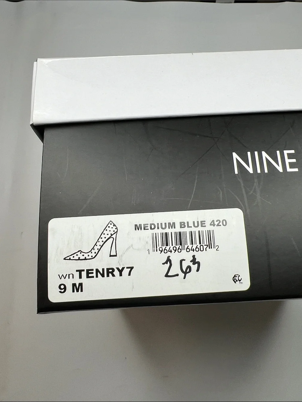Nine West Women's Tenry Blue Studded Pumps- Size 9M